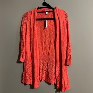 Beautiful Coral Cardigan from Dressbarn!